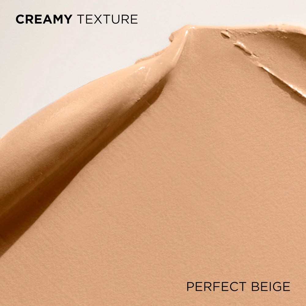 Elizabeth Arden swatch of Perfect Beige on forearm illustrating true-to-skin neutral tone