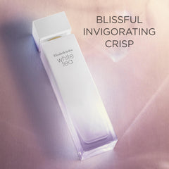 Elizabeth Arden White Tea deodorant held in hand for scale showing portable 1.3 fl oz convenience