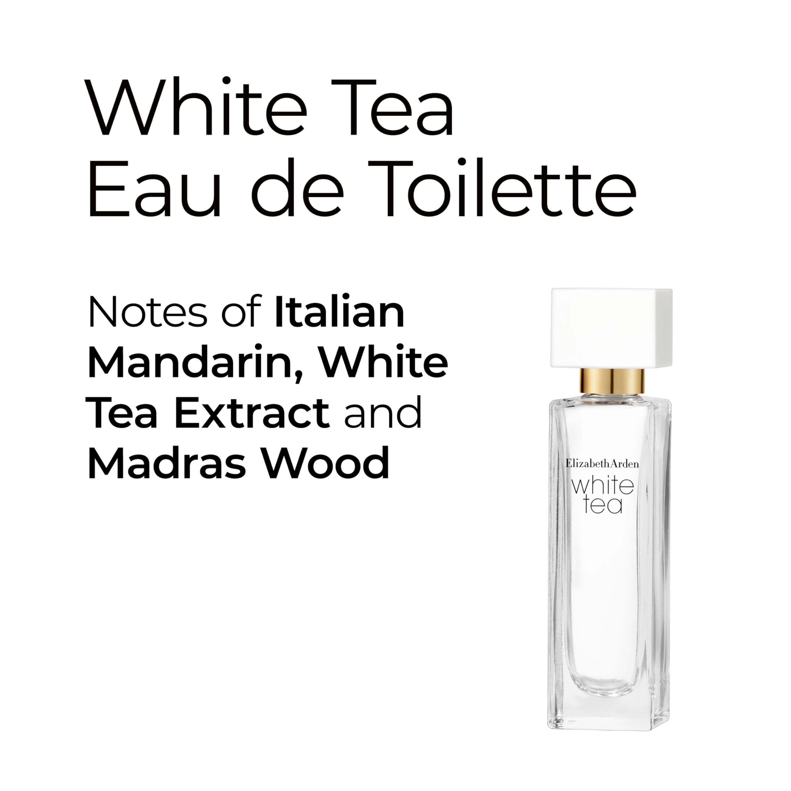 three Elizabeth Arden White Tea minis side-by-side demonstrating scent variety