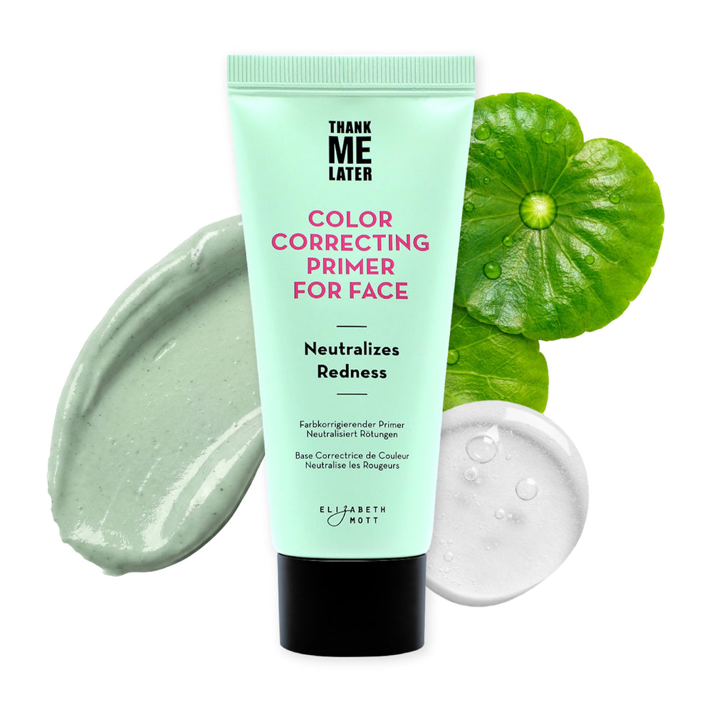 Elizabeth Mott front packaging showing primer tube and product benefit