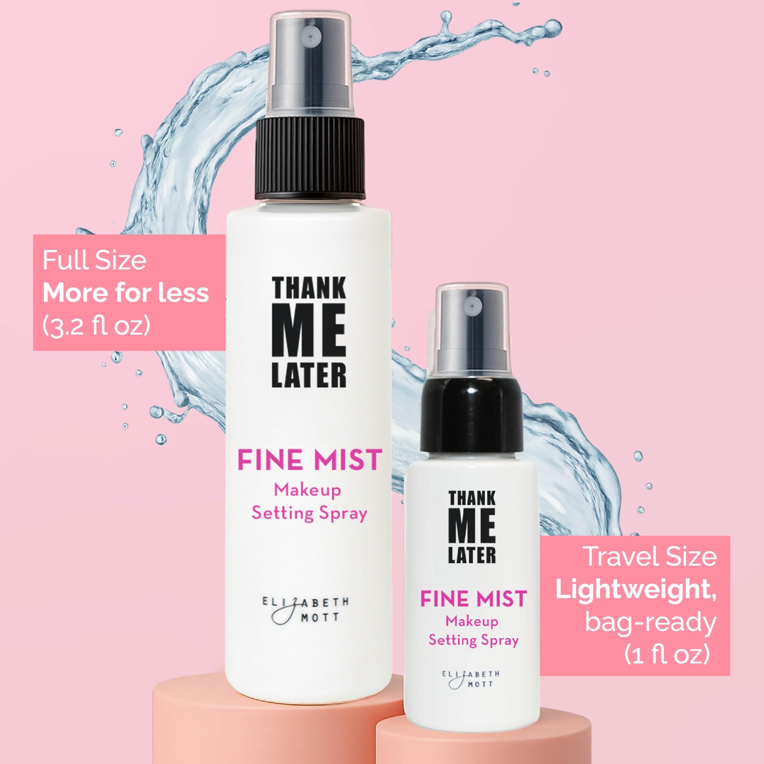Elizabeth Mott label and ingredients highlighting niacinamide and gentle formula