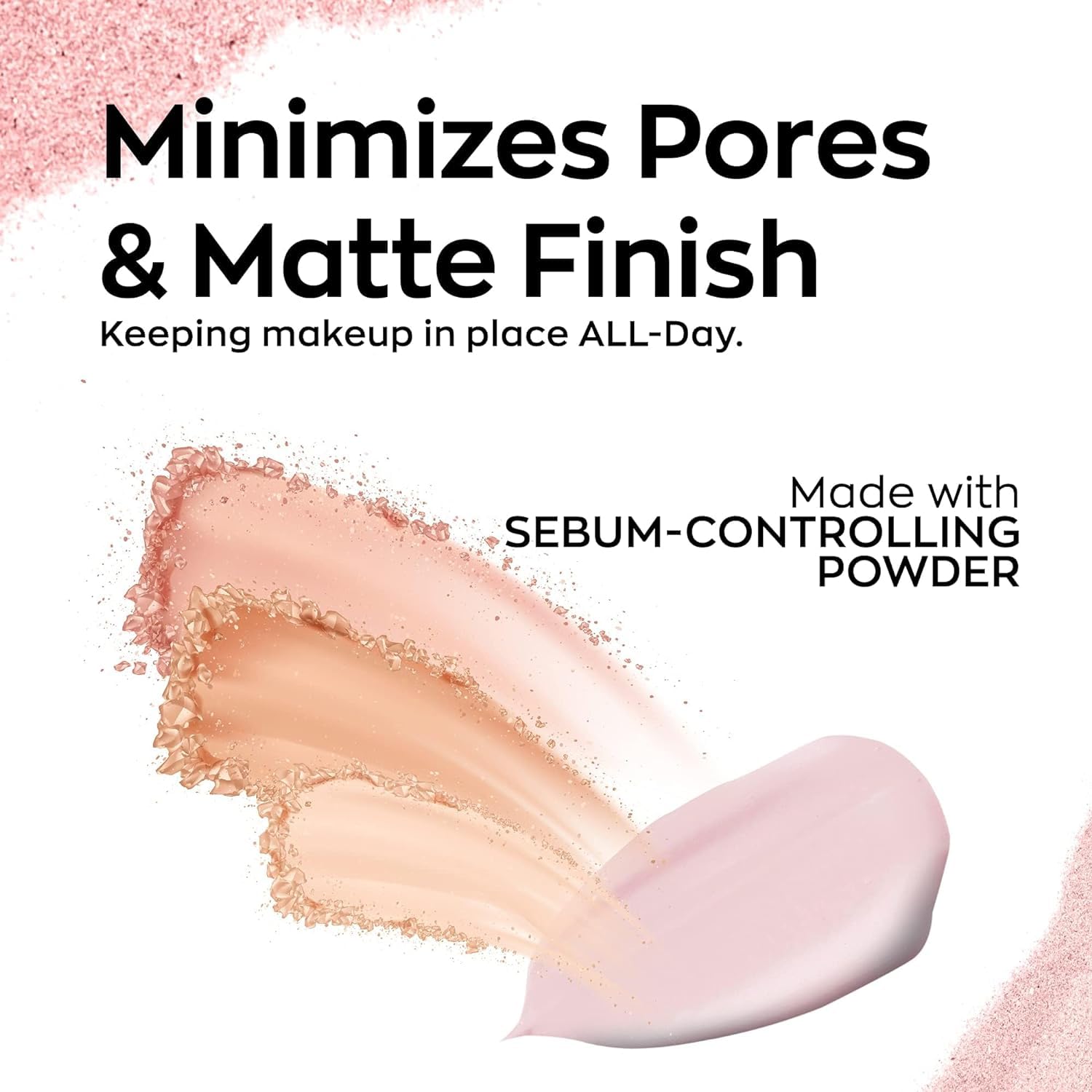 Elizabeth Mott primers styled on a vanity suggesting everyday use