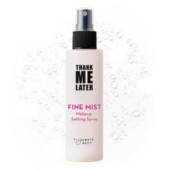 Elizabeth Mott nozzle closeup demonstrating fine mist spray for even application