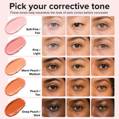 Elizabeth Mott finger blending under-eye showing quick smooth prepping benefit