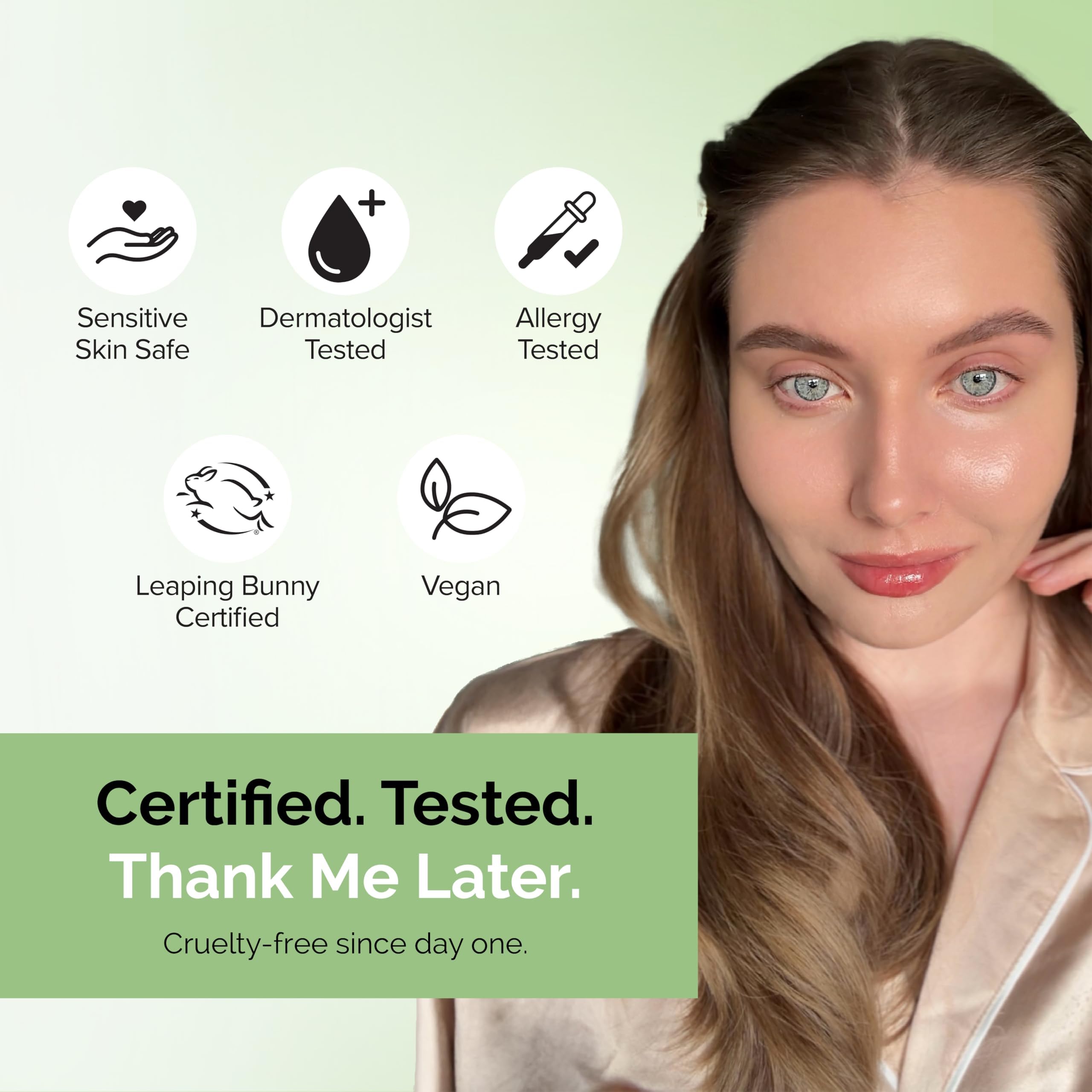 Elizabeth Mott tube cap detail demonstrating sturdy closure and travel-friendly benefit