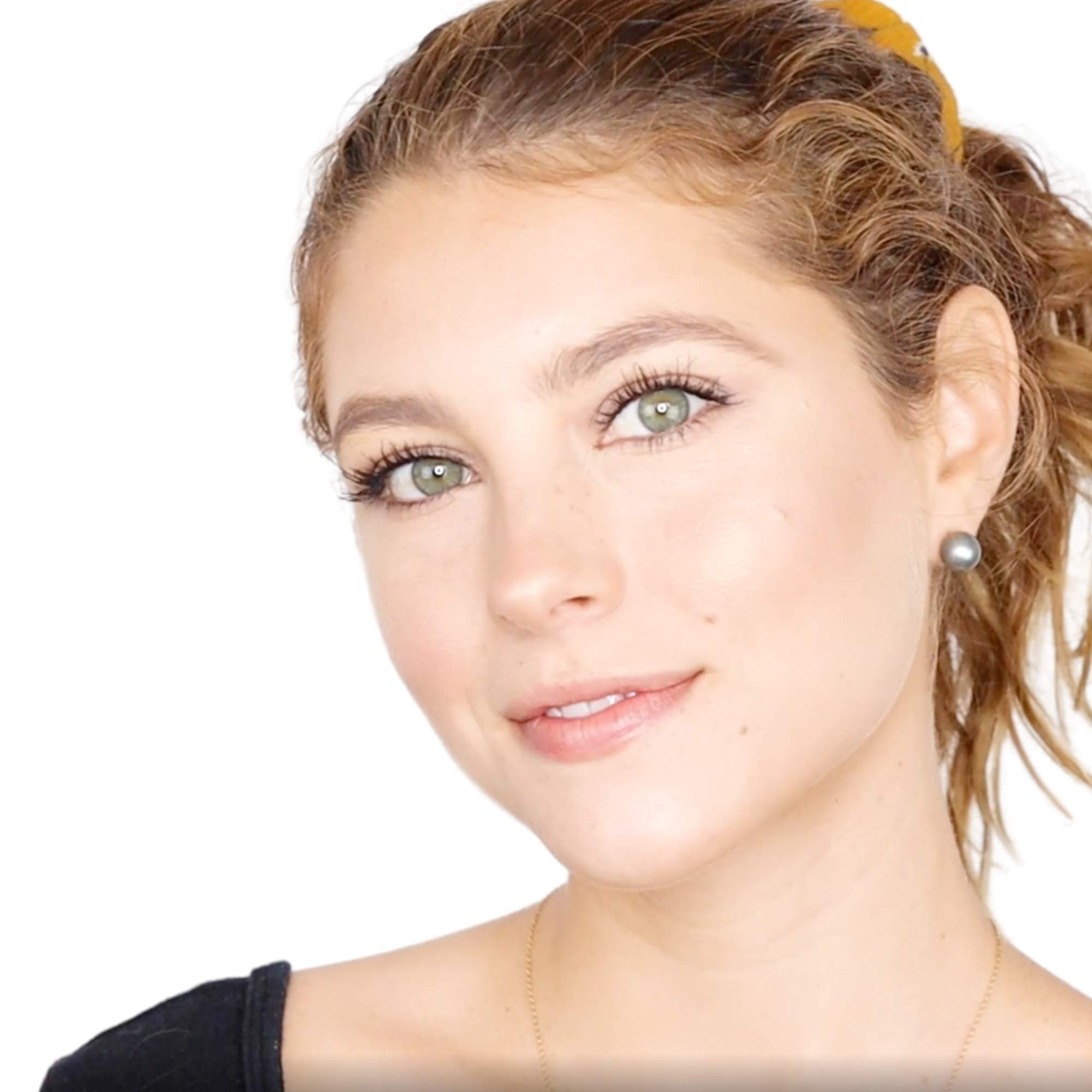 Elizabeth Mott applied on cheekbone demonstrating subtle contouring and sculpting effect