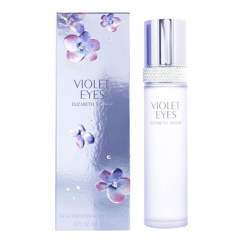 Elizabeth Taylor Violet Eyes front bottle showing elegant design and brand appeal