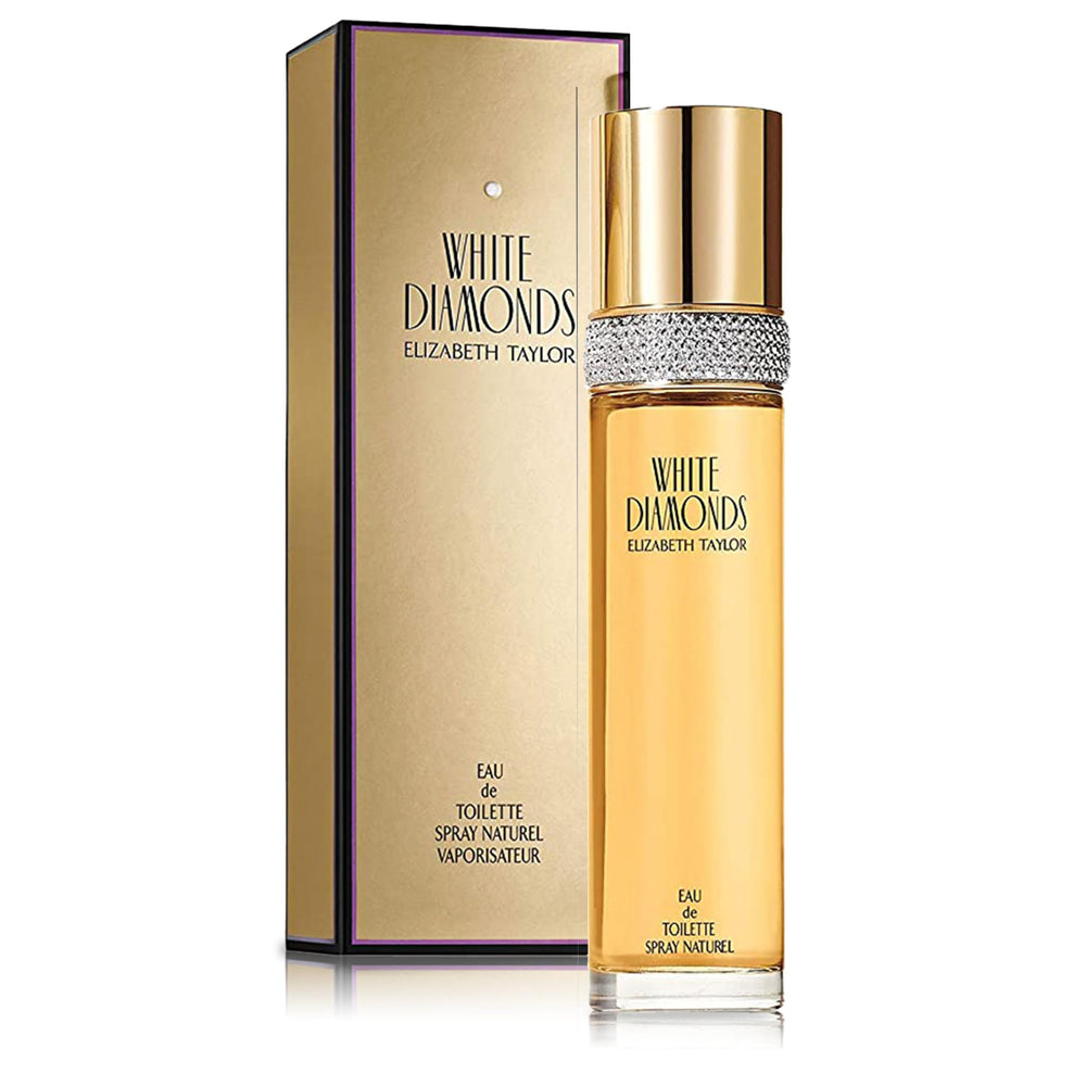 Elizabeth Taylor White Diamonds front bottle showing elegant design and instant recognition
