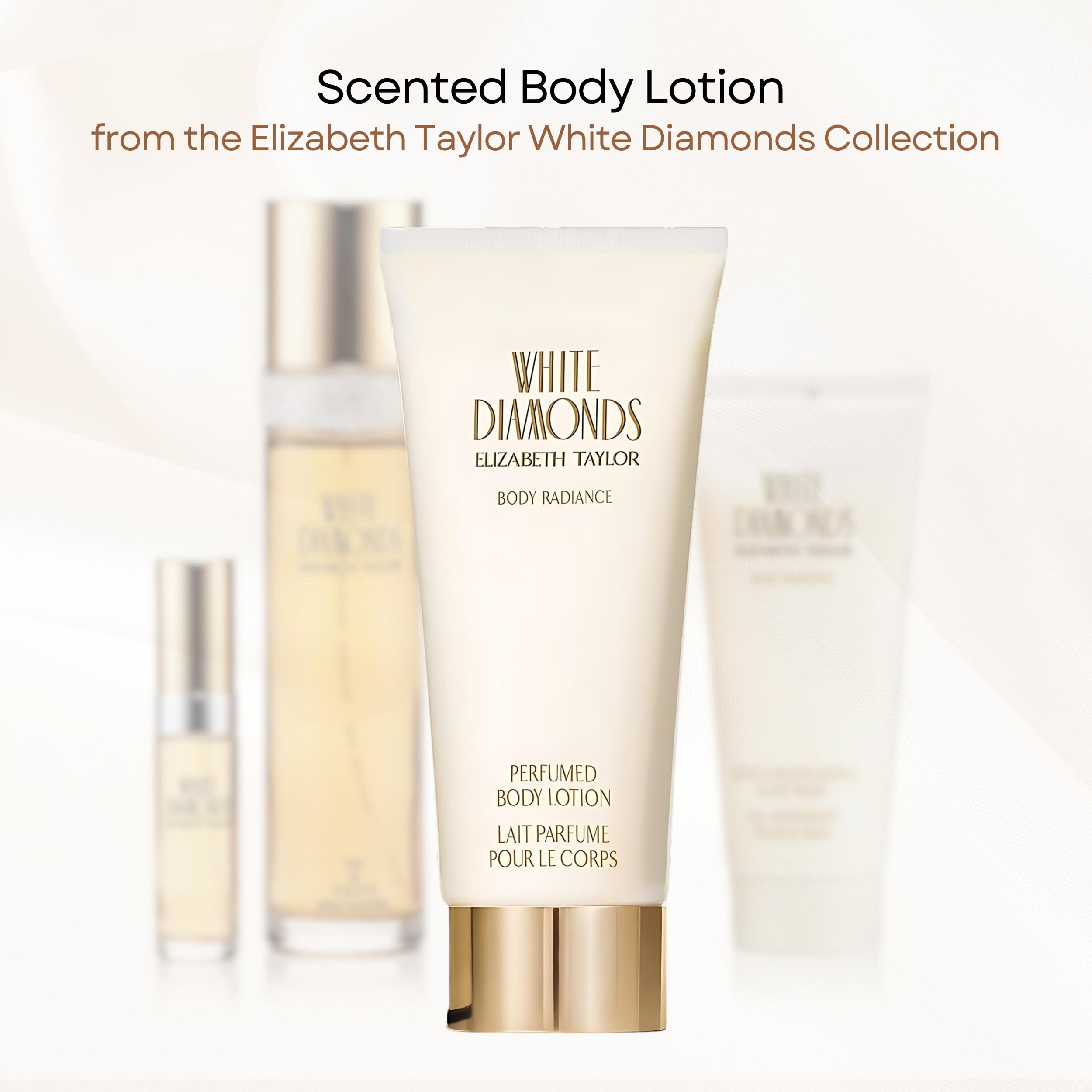 Elizabeth Taylor White Diamonds label and ingredients view for informed product clarity