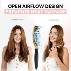 ELLA BELLA diamond-textured grip detail offering a secure ergonomic hold