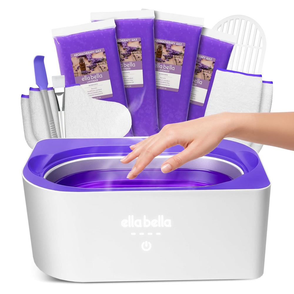 ELLA BELLA front view wax warmer showing compact design and easy use