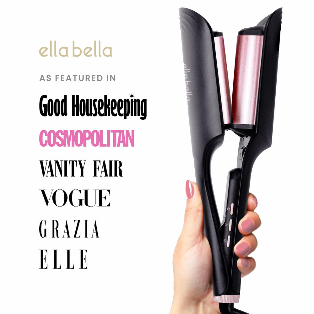 ELLA BELLA temperature controls and display, enables precise heat choice