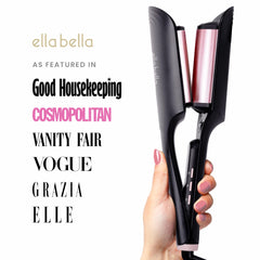 ELLA BELLA temperature controls and display, enables precise heat choice