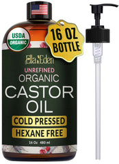 Ella & Eden bottle front view showing organic label and clean packaging benefits
