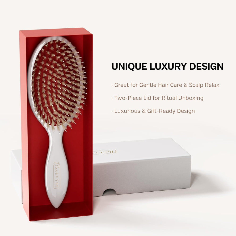 Ellen Evyse small cleaning brush removing hair for quick maintenance