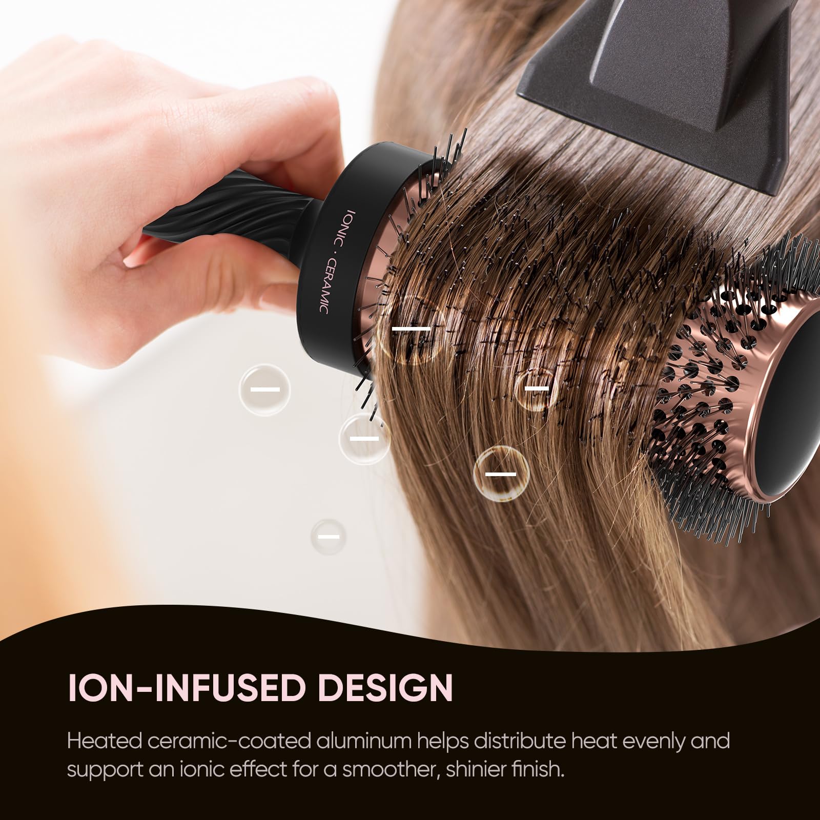Ellen Evyse nylon bristles detail spreading natural oils for added shine