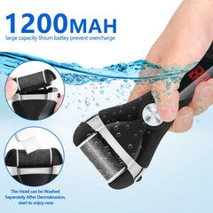 Elmchee LED battery display and non-slip handle for easy control