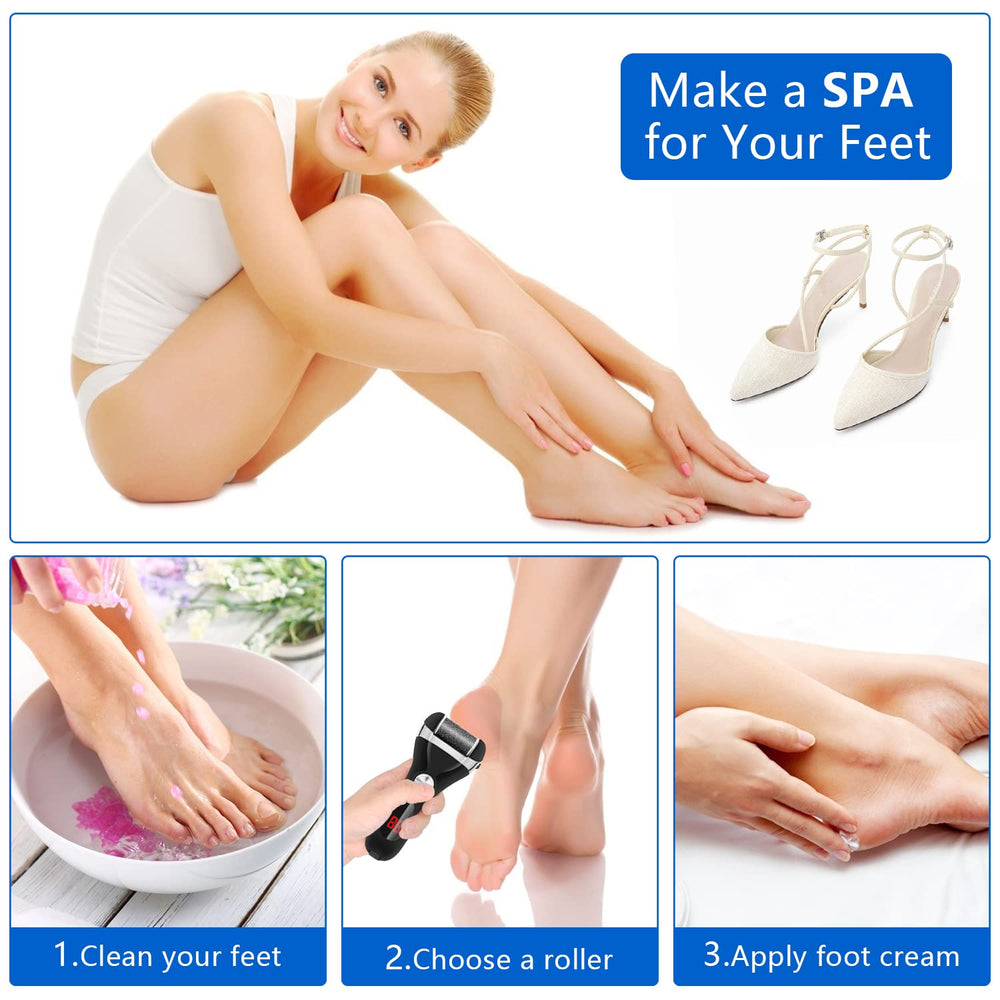 Elmchee kit with USB cable and brush for complete home pedicure