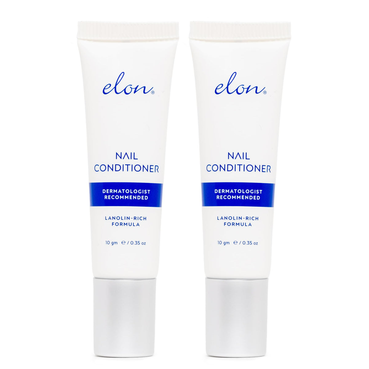 Elon front packaging showing two 10g tubes and clear product benefit