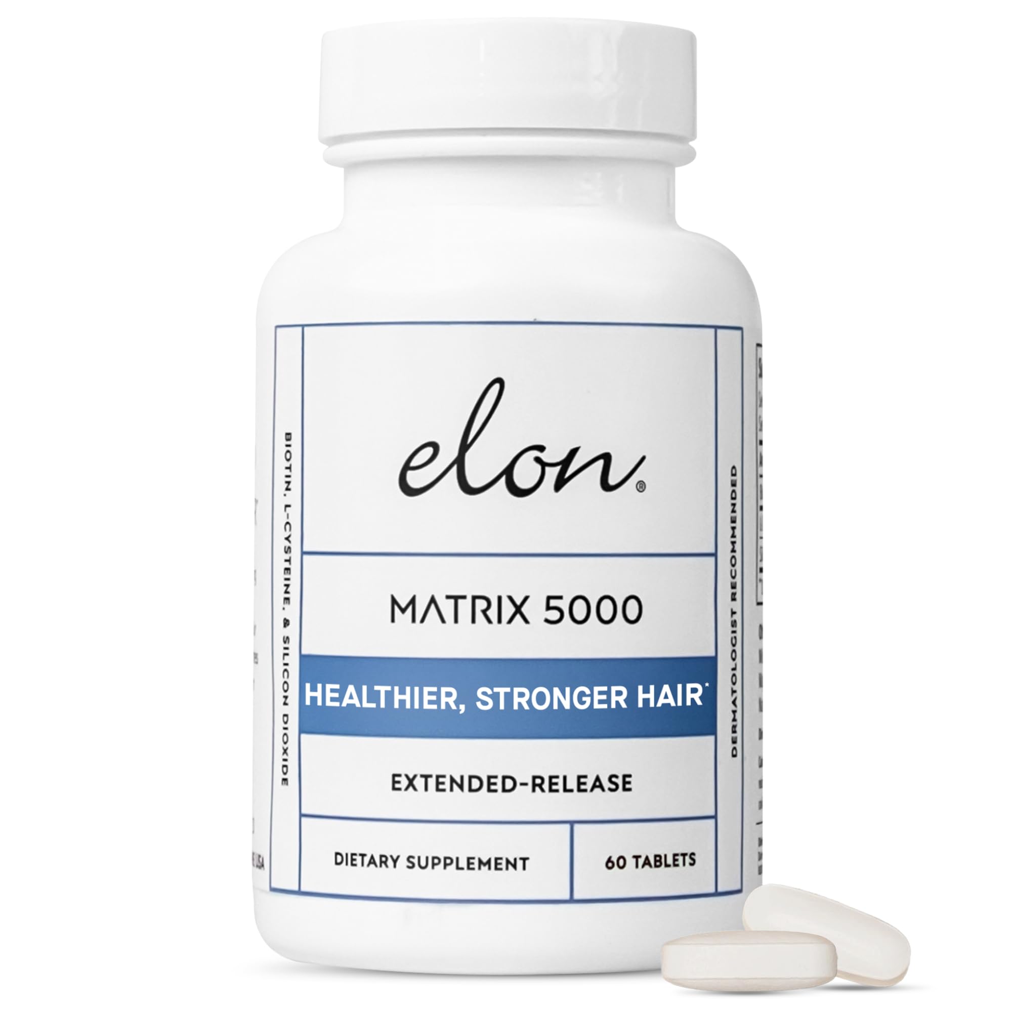 Elon Matrix 5000 front packaging showing product and 60 day supply benefit