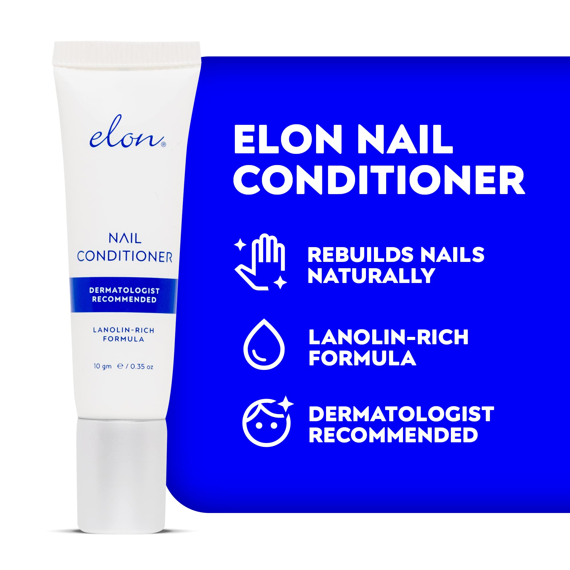 Elon tube close-up texture of rich lanolin cream for deep conditioning