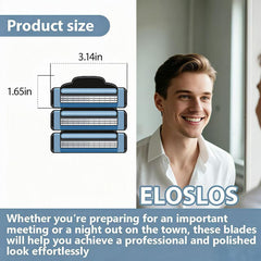 Eloslos blue cartridge detail showing durable housing and secure fit