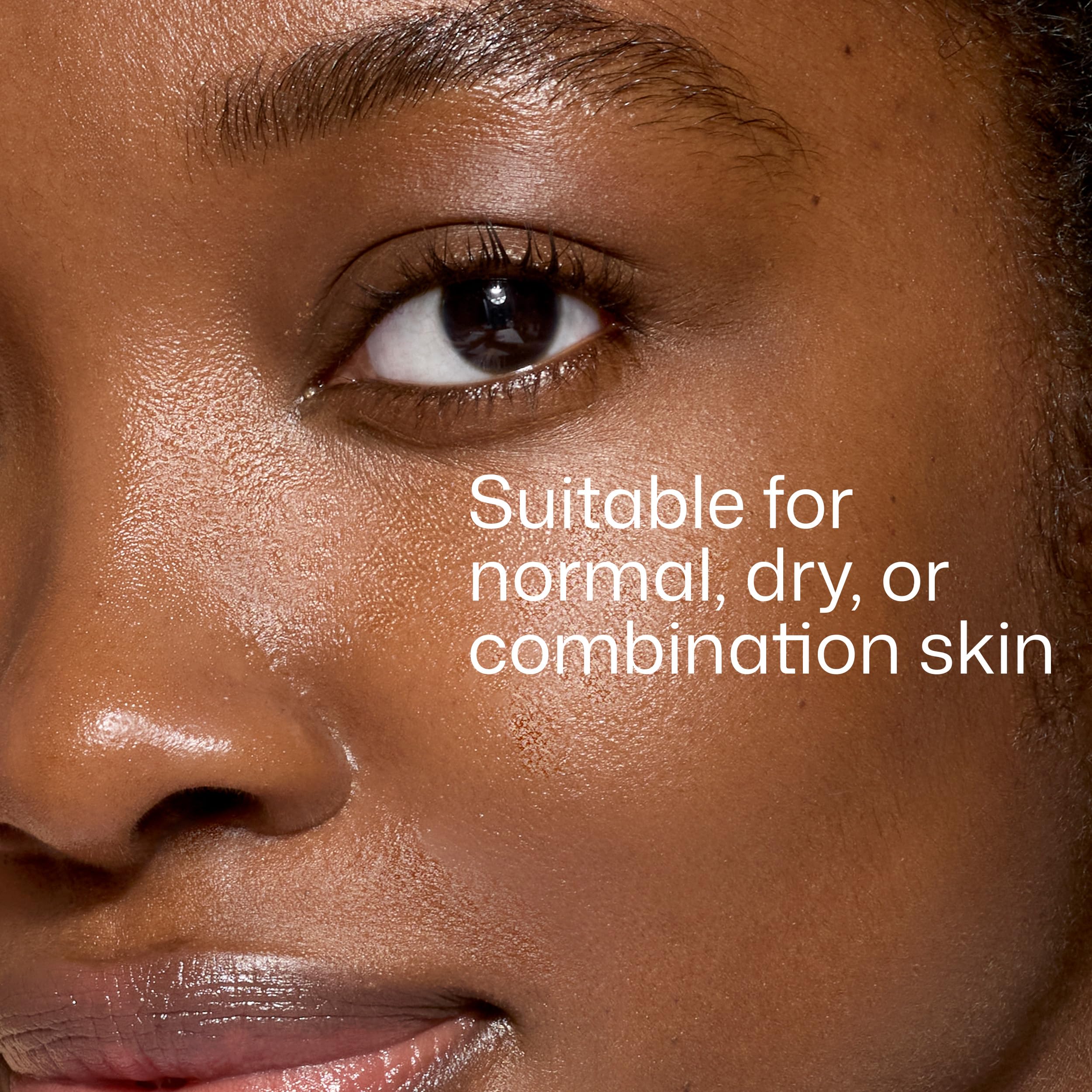 EltaMD worn under makeup showing compatibility and non-pilling benefit
