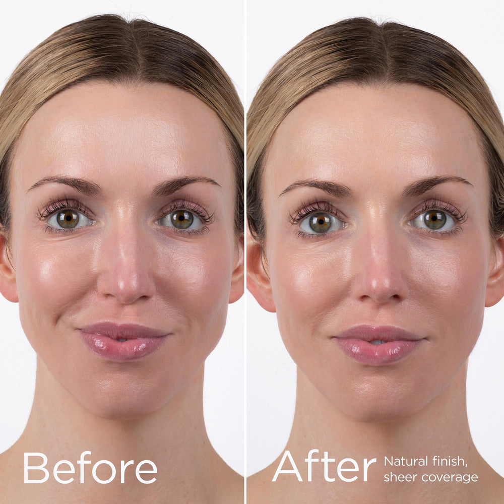 EltaMD matte finish comparison reducing shine for a smoother complexion