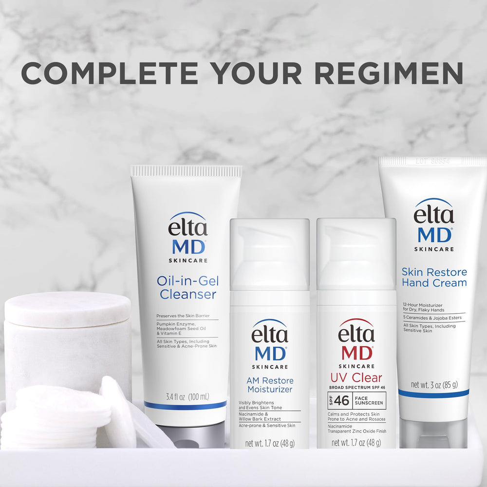 EltaMD 3 oz size comparison on palm showing travel-friendly convenience and capacity