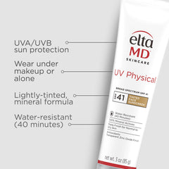 EltaMD texture close-up highlighting lightweight spreadability and blendability
