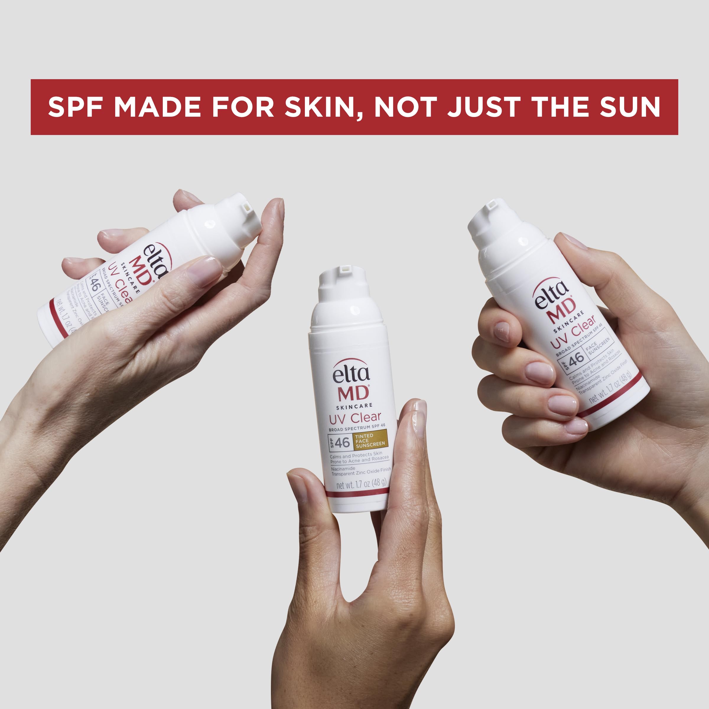 EltaMD at beach lifestyle image showing outdoor sun protection use