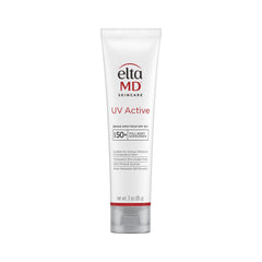EltaMD front packaging showing SPF 50+ protection and clear benefits