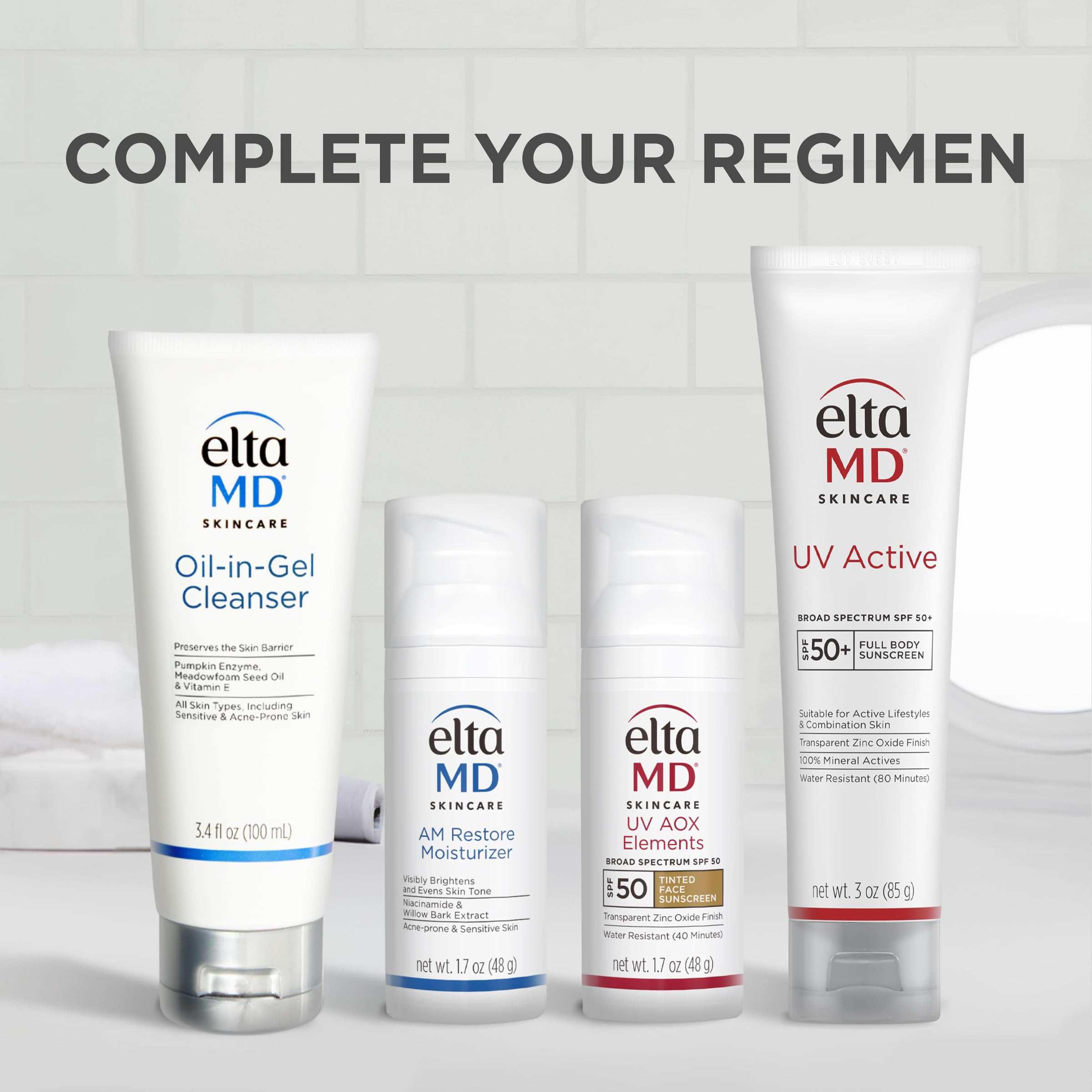 EltaMD used by runner showing sport-ready, non-drip performance