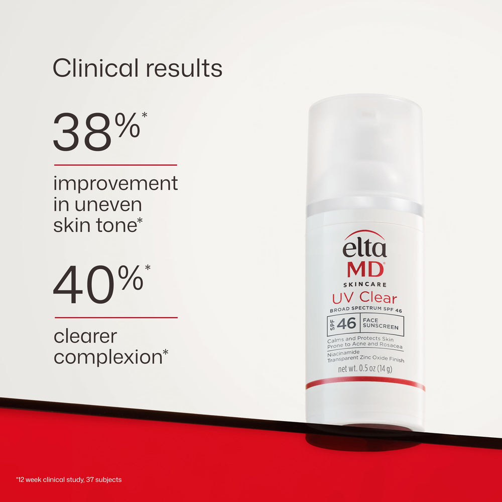 EltaMD UV Clear next to other sunscreens to show lightweight, non-greasy option