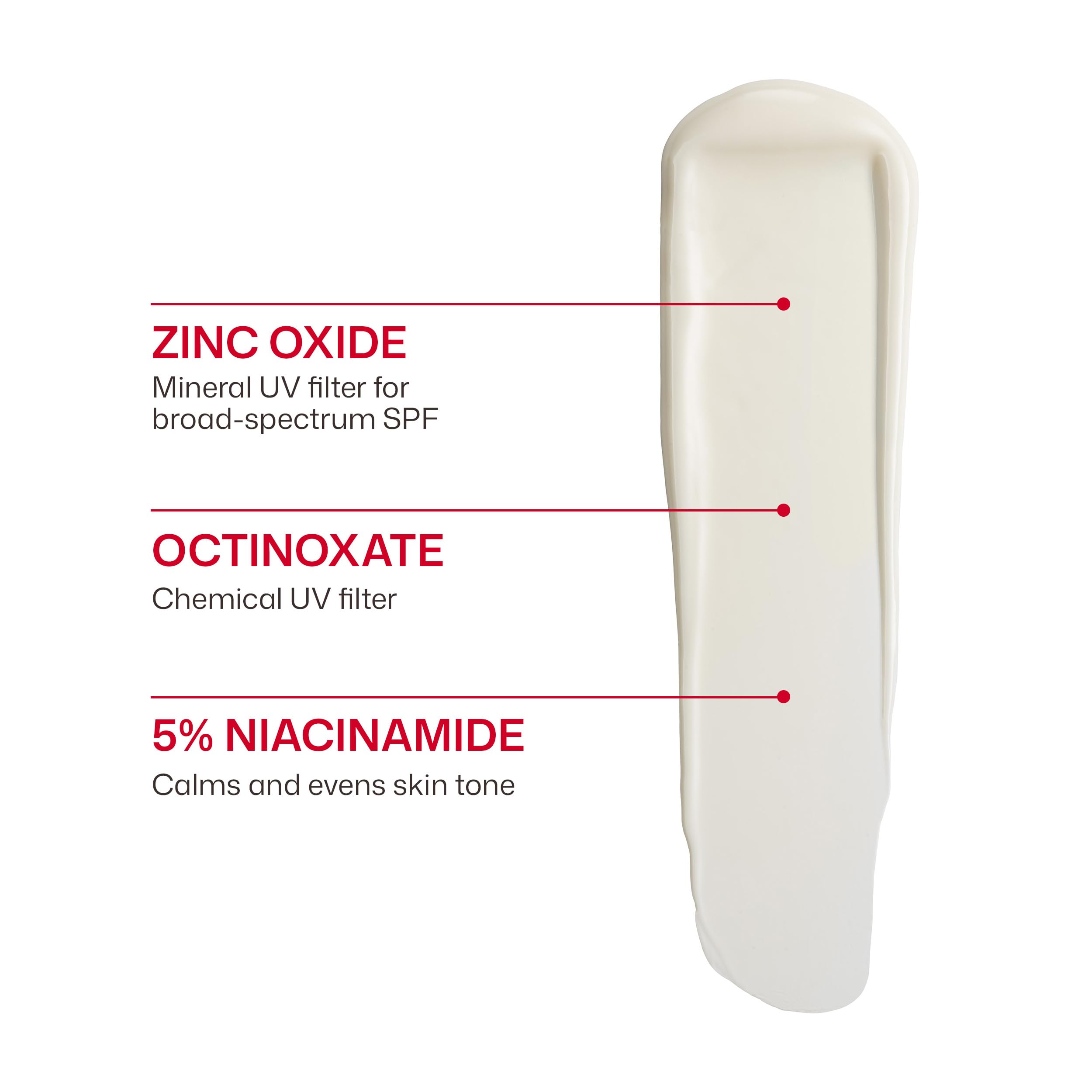 EltaMD sunscreen untinted on skin demonstrating invisible finish benefit