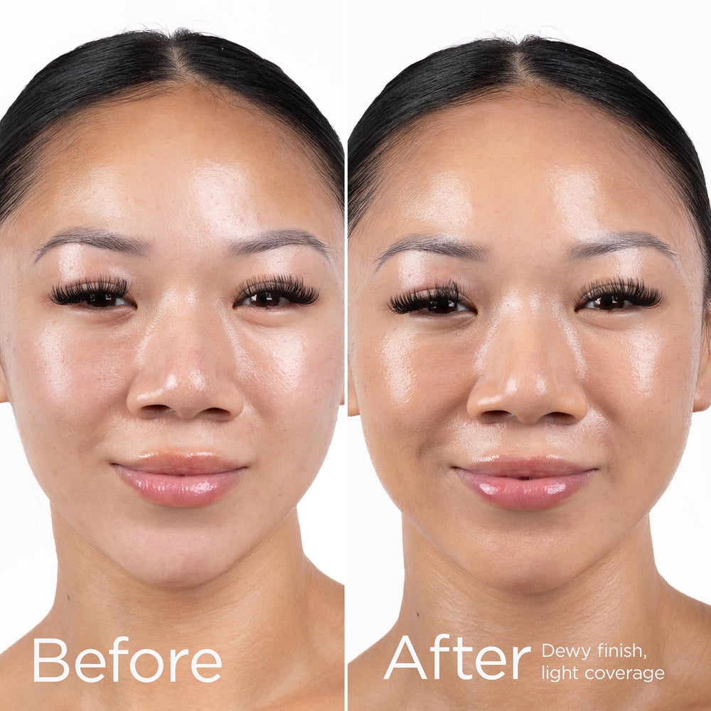 EltaMD UV Restore dispensing a small amount to show smooth, buildable coverage benefit