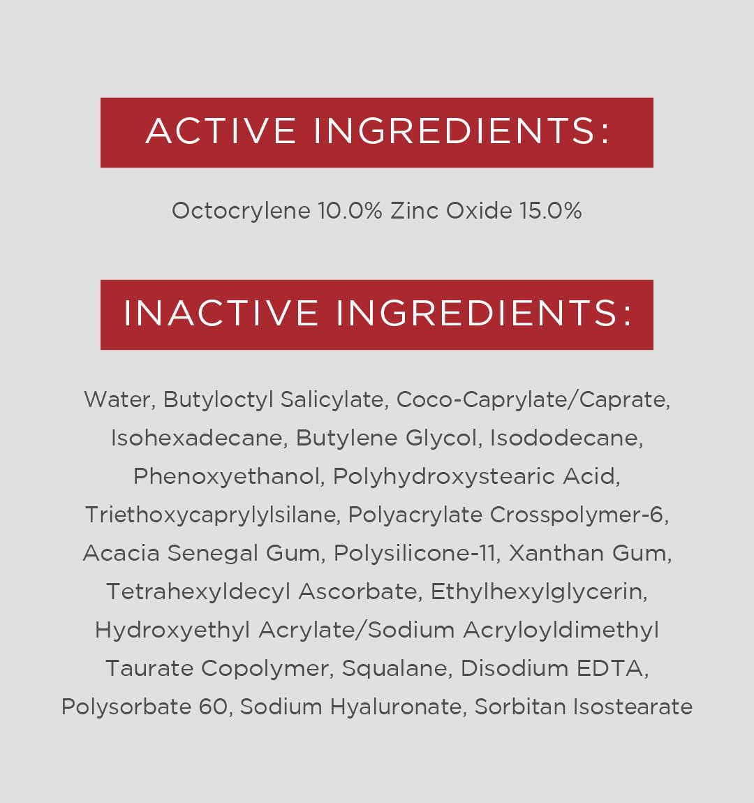 EltaMD product label close-up showing SPF 50+ broad-spectrum protection info