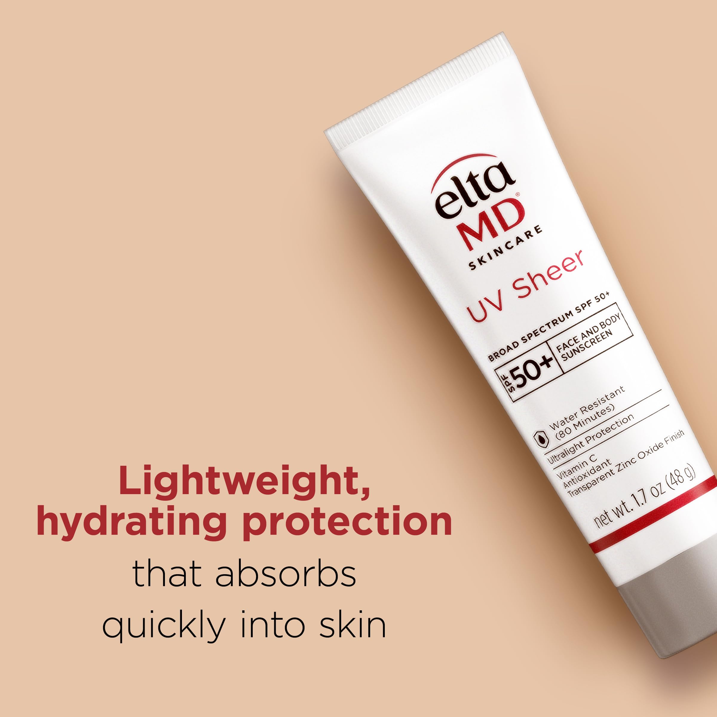 EltaMD travel-size 1.7 oz in pouch for easy on-the-go sun protection