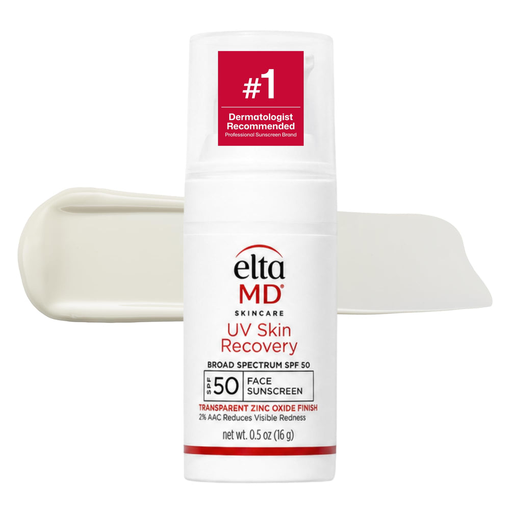 EltaMD front packaging showing compact SPF 50 for travel convenience