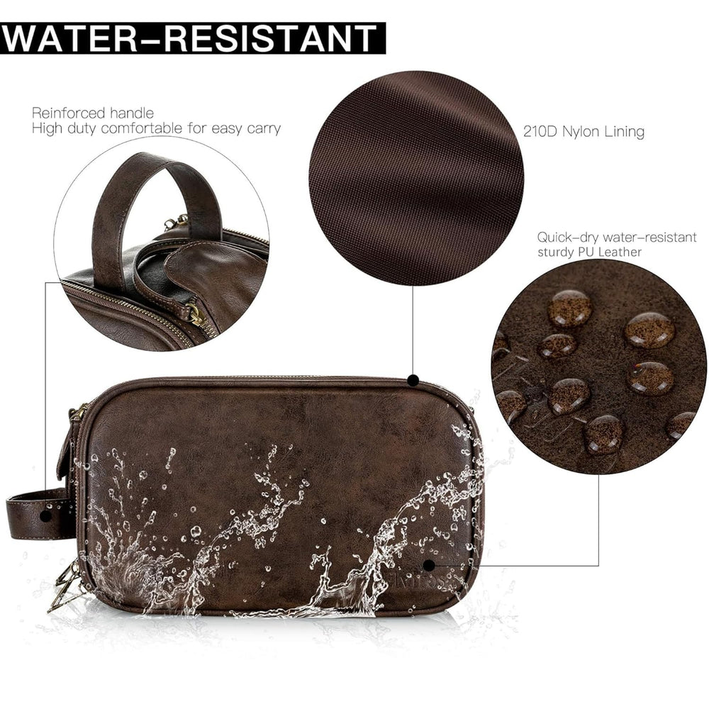 Elviros closeup of PU leather texture highlighting durable easy-clean finish