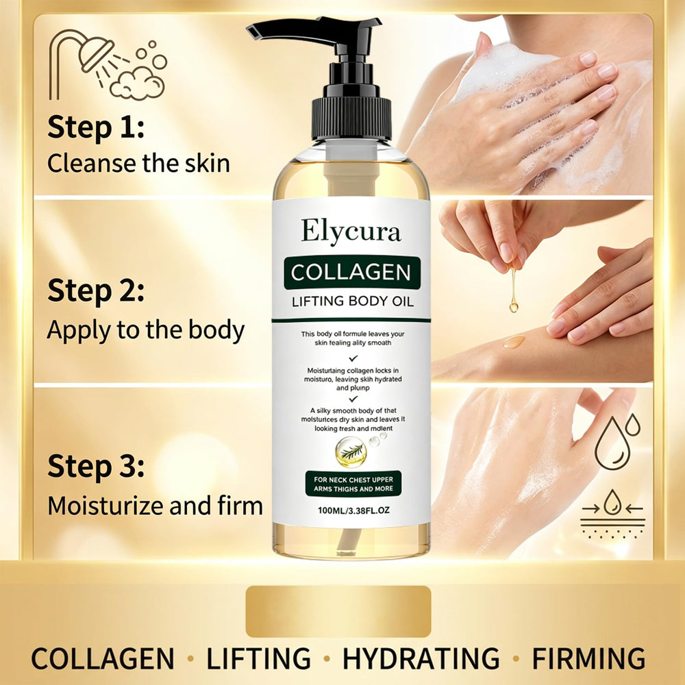 Elycura Collagen label detail image showing ingredient panel for informed choice