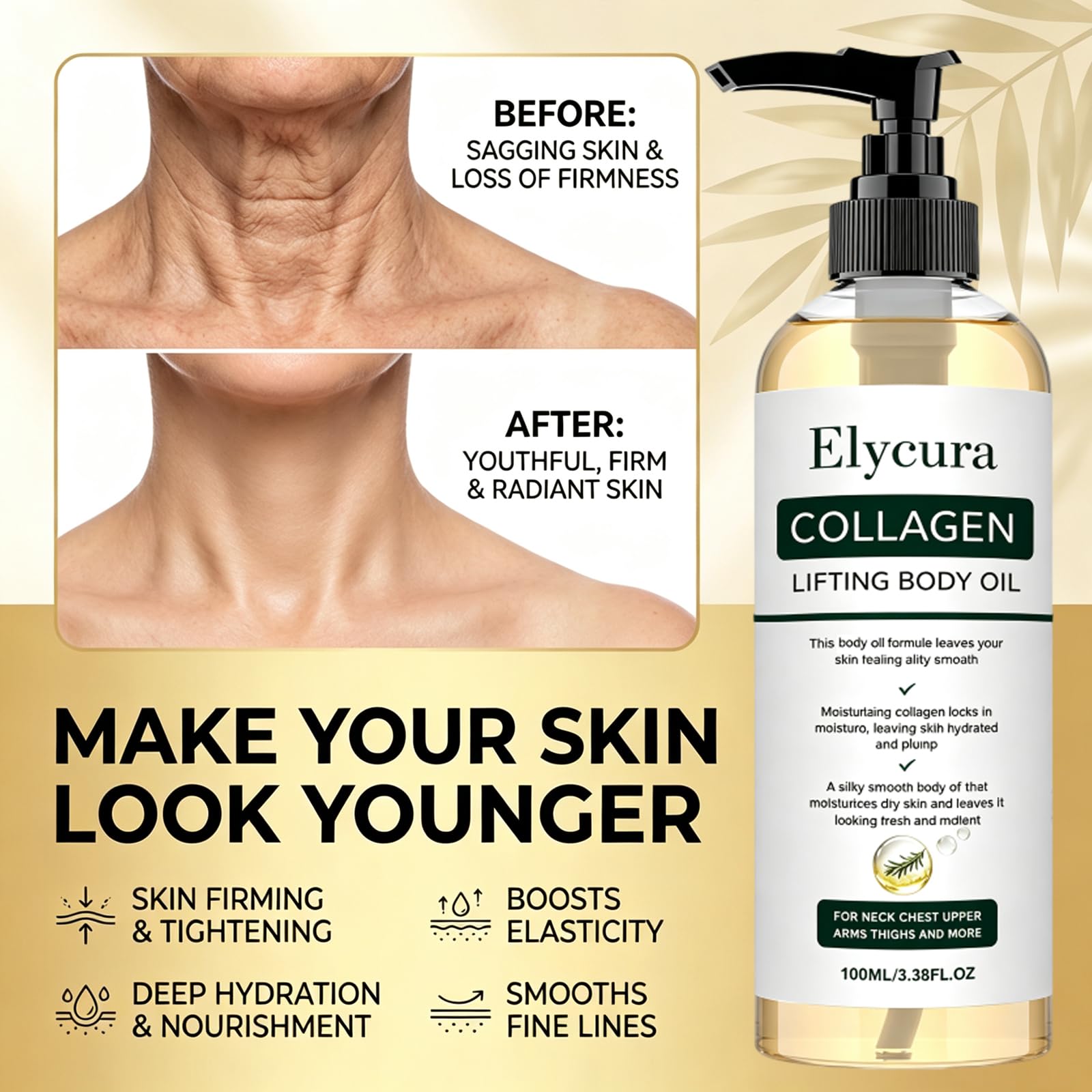 Elycura Collagen staged in bathroom lifestyle setting for daily routine appeal