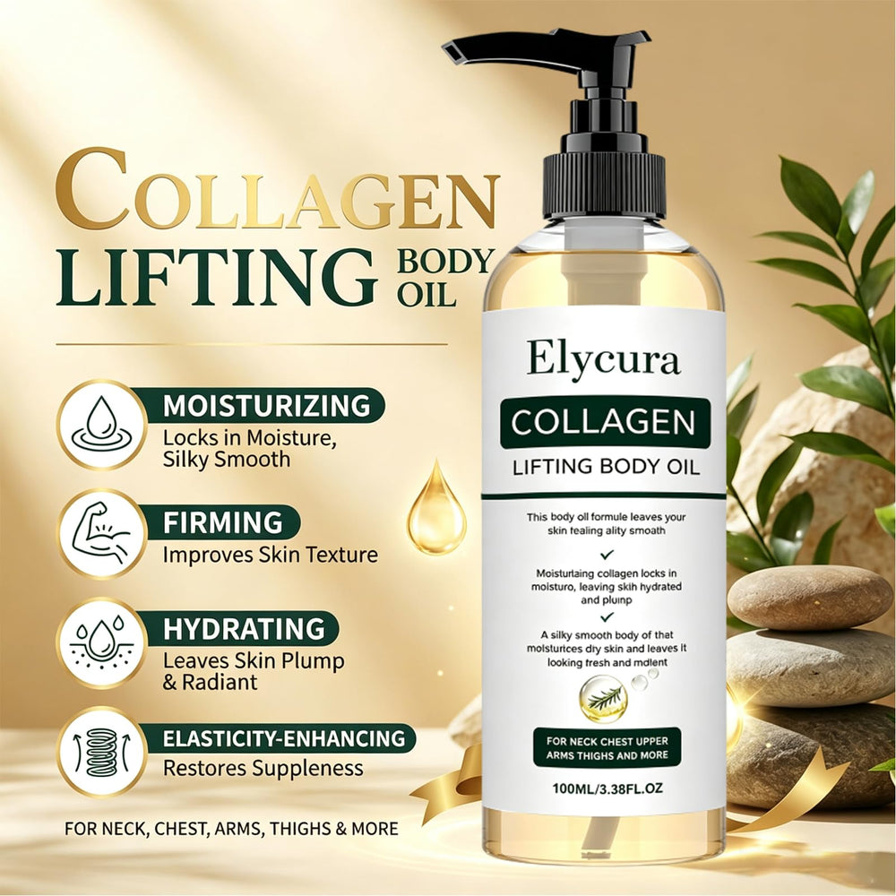 Elycura Collagen used during arm massage to improve skin texture and hydration