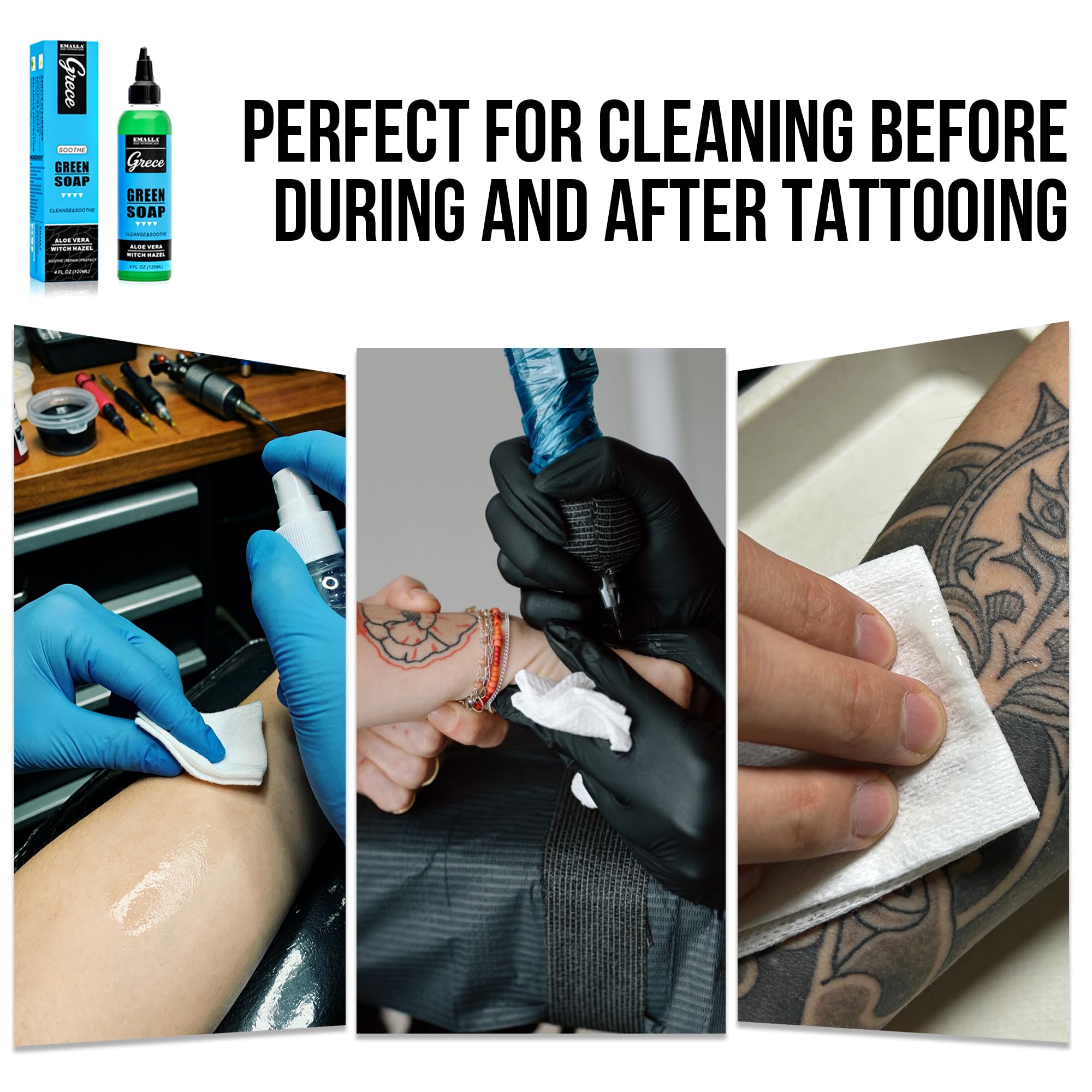 Artist using Emalla GRECE in a studio showing precise cleaning and hygienic workflow benefit