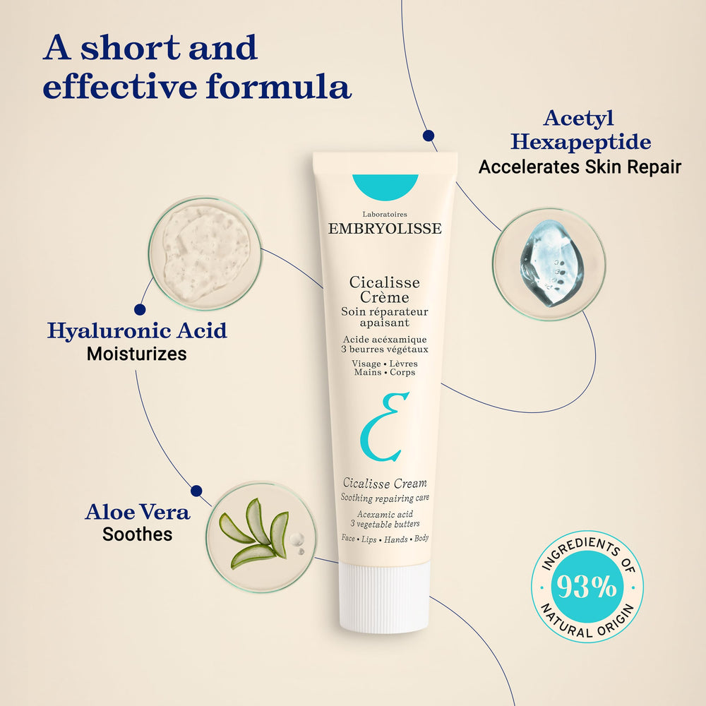Embryolisse Cicalisse tube next to coin to show 1.3 fl oz compact size for on-the-go use