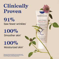 Embryolisse close-up of smooth cream highlighting nourishing texture benefit