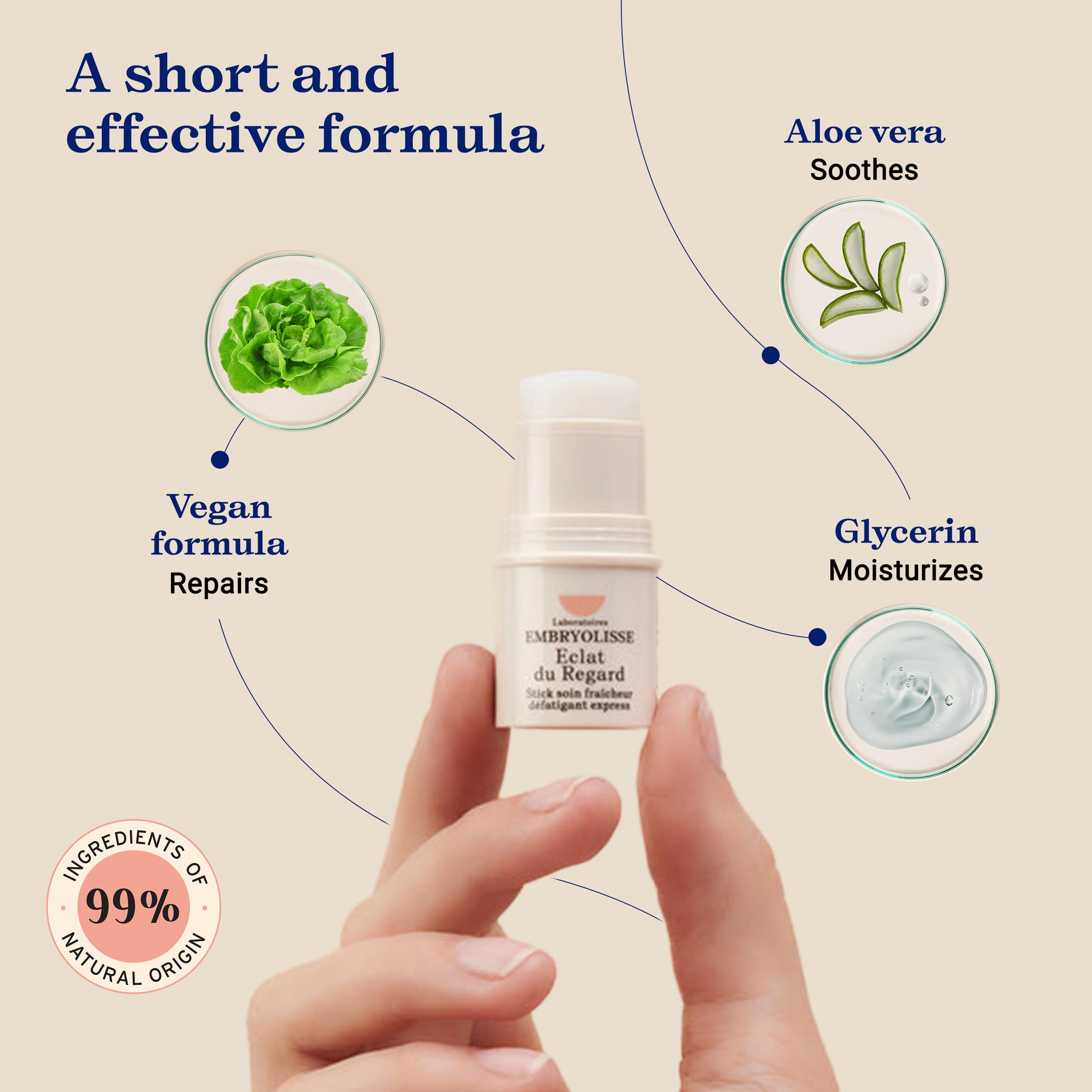 Embryolisse packaging label showing French-made quality and ingredient clarity