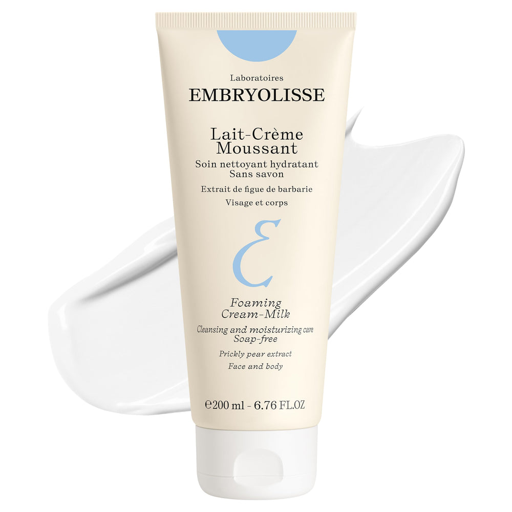 Embryolisse front packaging shot showing cleanser and gentle benefits