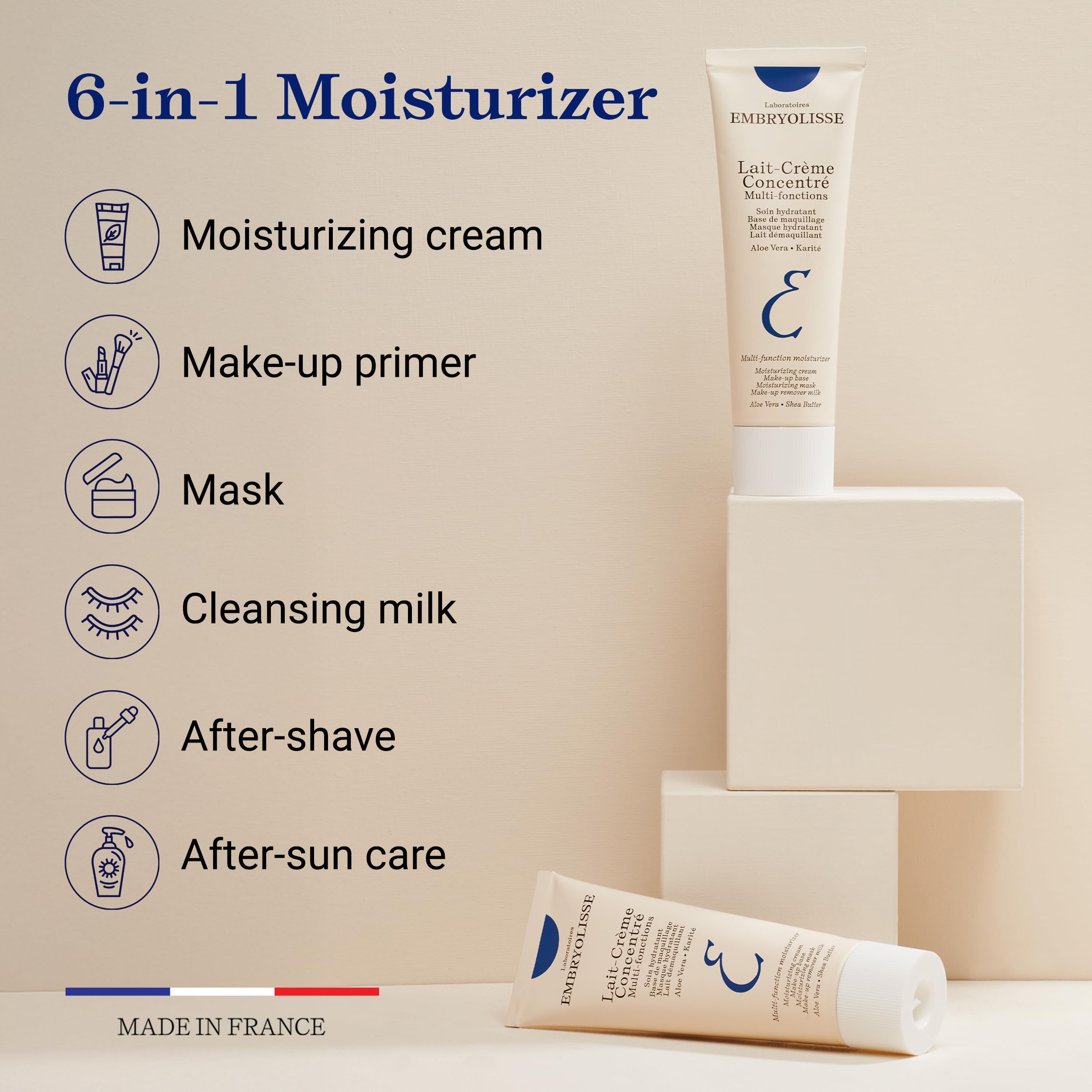 Embryolisse open cap with cream ready for application and quick absorption