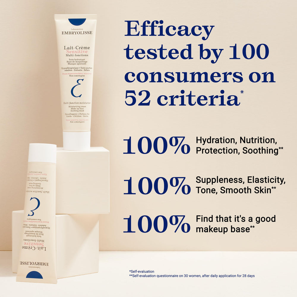 Embryolisse used in baby-care scene emphasizing gentle, hypoallergenic nourishment